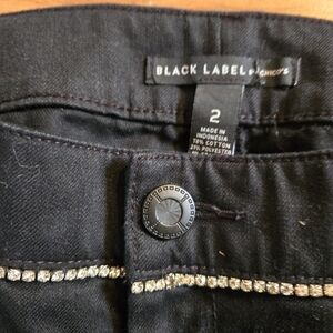 Chico's Black Label Jeans with Sparkling Trim